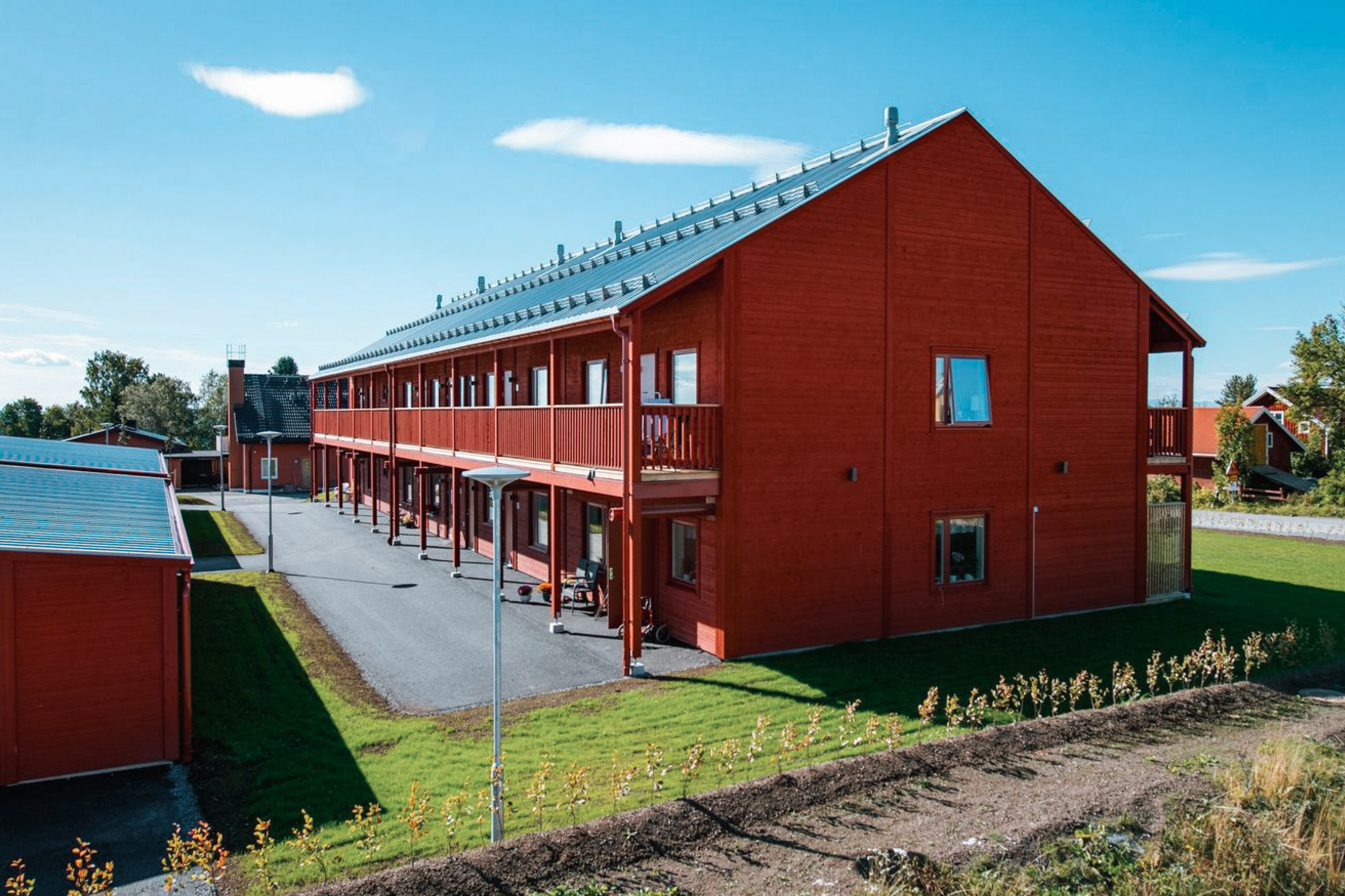 Tidigare projekt, Högstalägden, som Norrlands Trähus har levererat med Masonite Flexibla byggsystem.