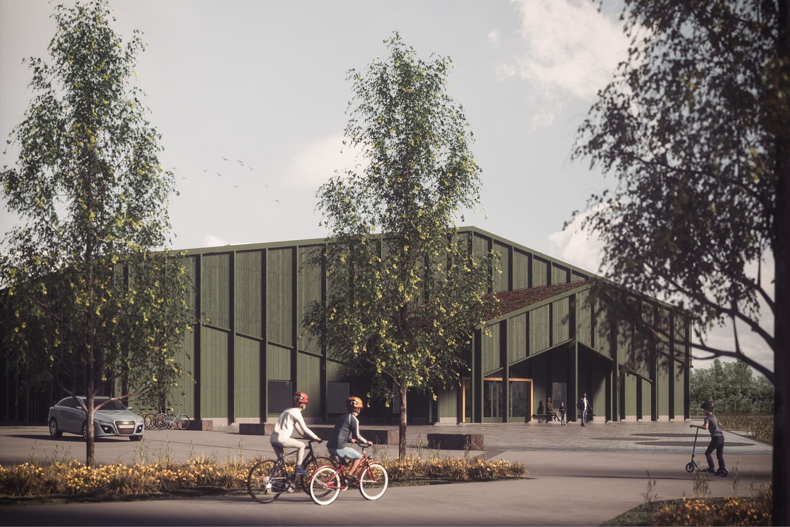 Visionsbild. Bild av Arkitektbolaget.